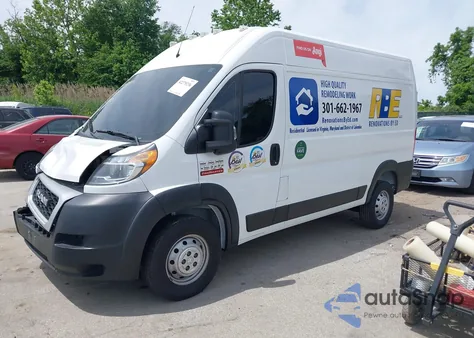 2020 Ram Promaster 1500 High Roof 136 Wb from USA, damaged, VIN 3C6TRVBG0LE127103